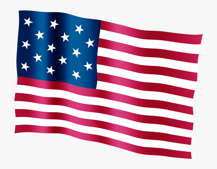 American Flag Banner Png - Illustration Of The Star Spangled Banner, Transparent Clipart
