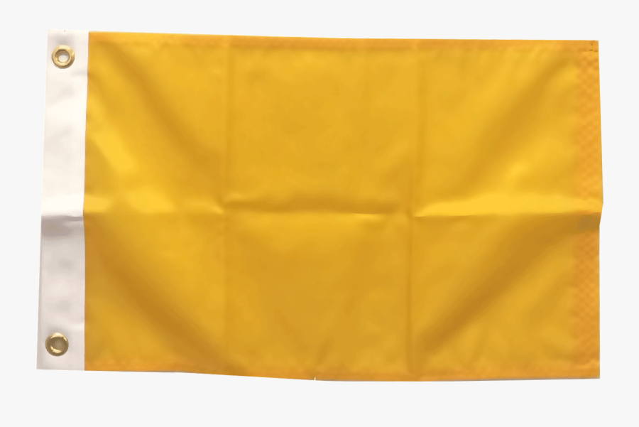 Blank Nylon Flag, Header & Grommets, Mustard - Flag, Transparent Clipart
