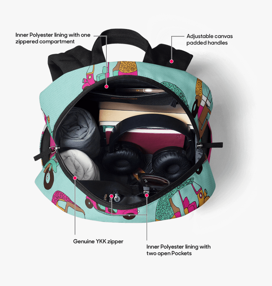 Transparent Open Backpack Png - Diaper Bag, Transparent Clipart