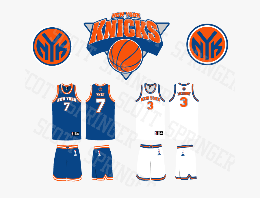 New York Knicks Modernized Logo, Transparent Clipart