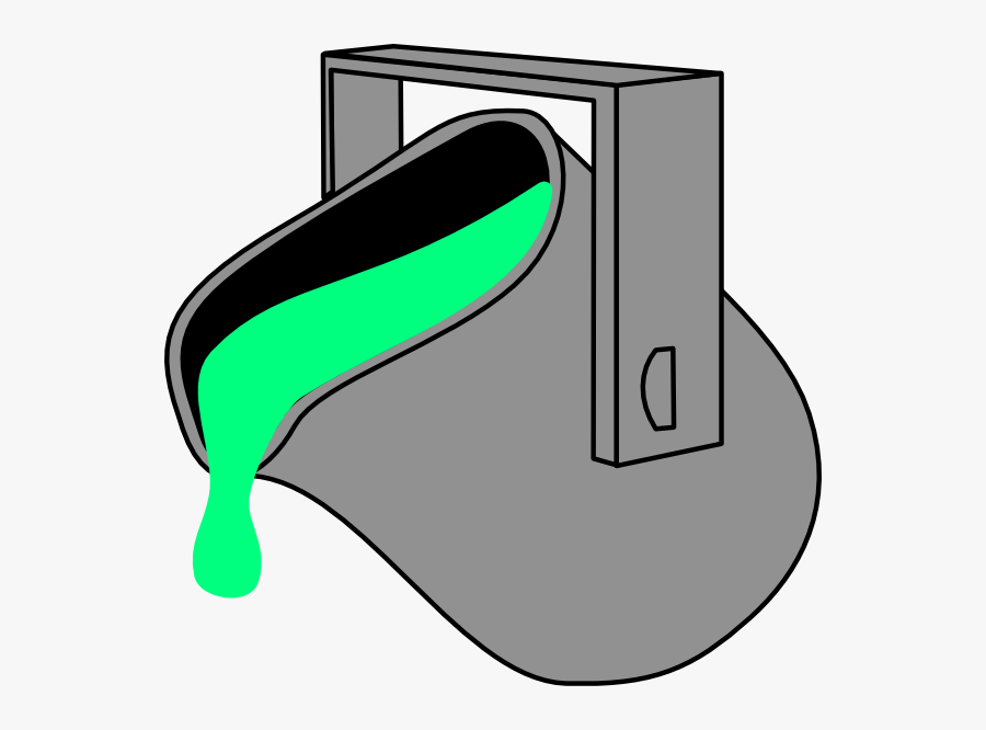 Transparent Wet Paint Clipart - Pouring Water Bucket Clipart, Transparent Clipart