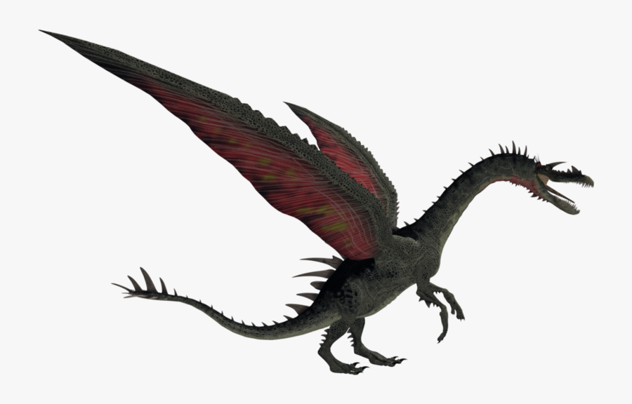 Realistic Flying Dragon Png, Transparent Clipart