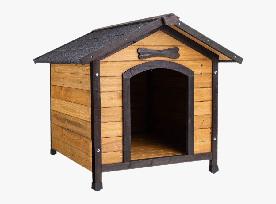 Wood Dog House Png Clipart - Dog At Home Box, Transparent Clipart