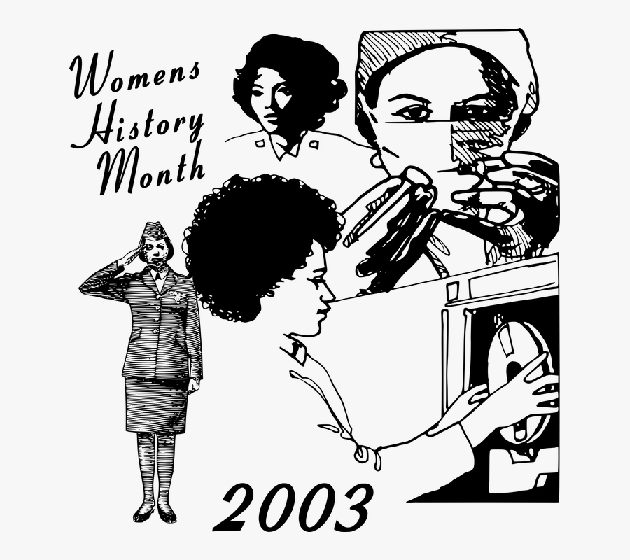 Women, History, Month, Celebration, Contribution, Woman - Women's History Month Drawing, Transparent Clipart