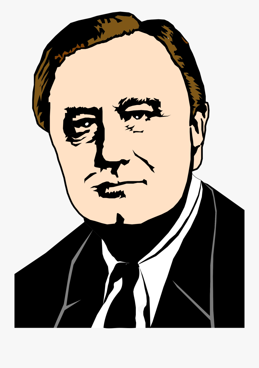 Clipart - Franklin Delano Roosevelt Clipart, Transparent Clipart