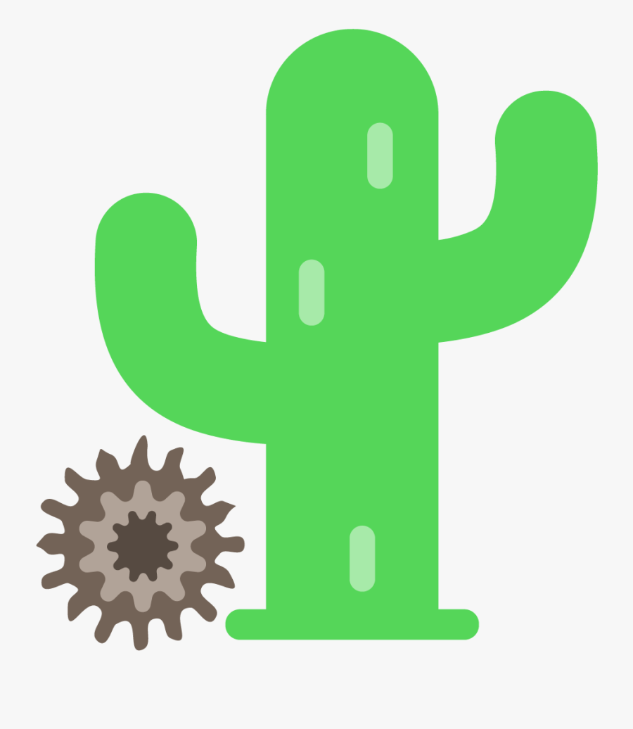 Transparent Cactus Clipart Png - Cartoon Cactus Vector Png, Transparent Clipart