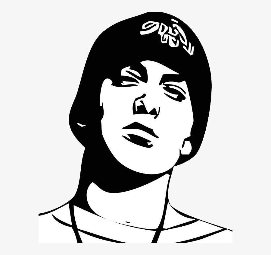 Eminem Black And White Art, Transparent Clipart