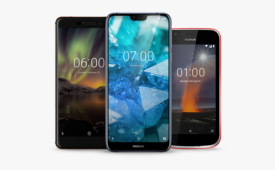 Android Clipart Mobail - Nokia 7.1 Vs Samsung A40, Transparent Clipart