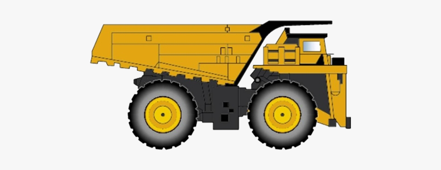 Crane Clipart Heavy Vehicle - Transparent Hd Dump Truck, Transparent Clipart
