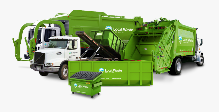 Front Load Trucks - Roll Off Truck, Transparent Clipart