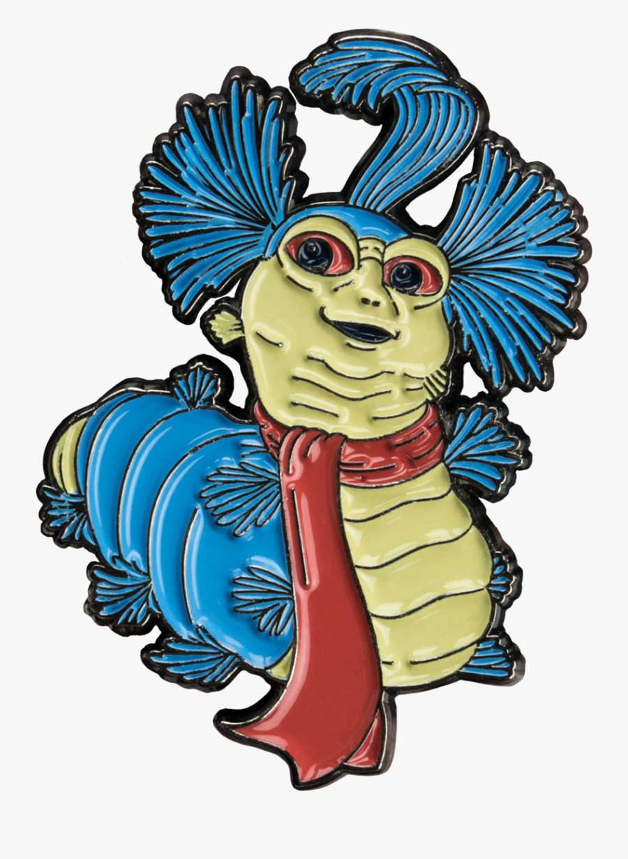 The Worm Enamel Pin - Labyrinth Worm Png, Transparent Clipart