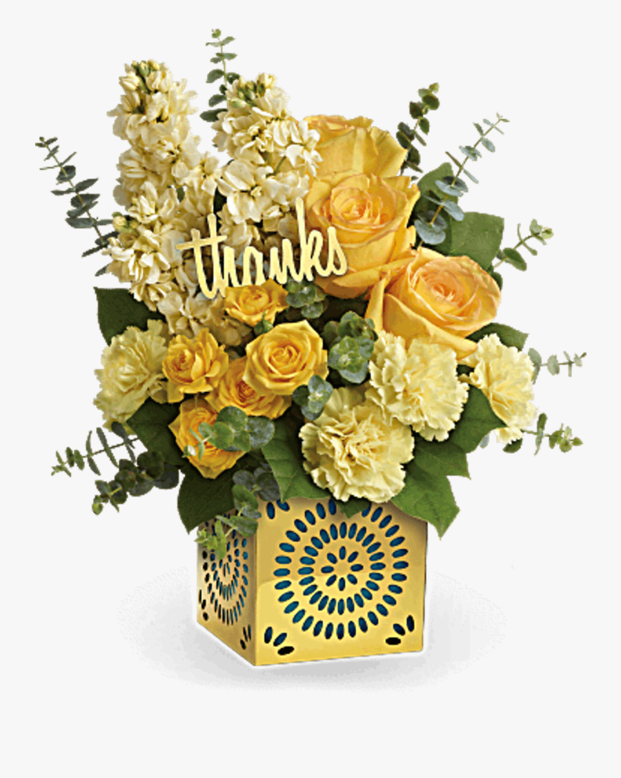 Clip Art Bices Florist - Thank You Flowers, Transparent Clipart