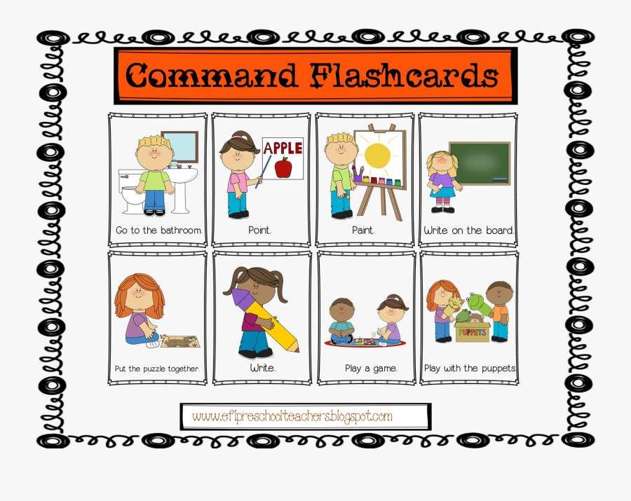 Sit Clipart Classroom Command - Commands In The Classroom, Transparent Clipart