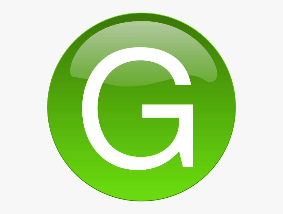 Green G, Transparent Clipart