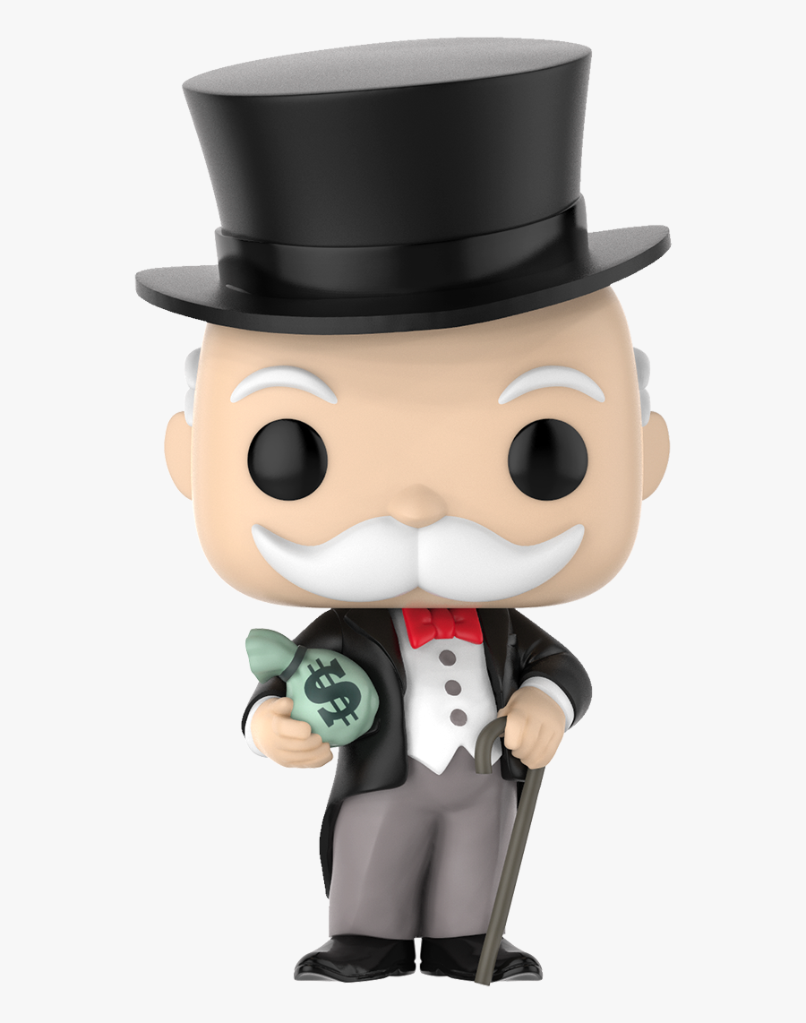 Monopoly With Money Bag - Mr Monopoly Funko Pop, Transparent Clipart
