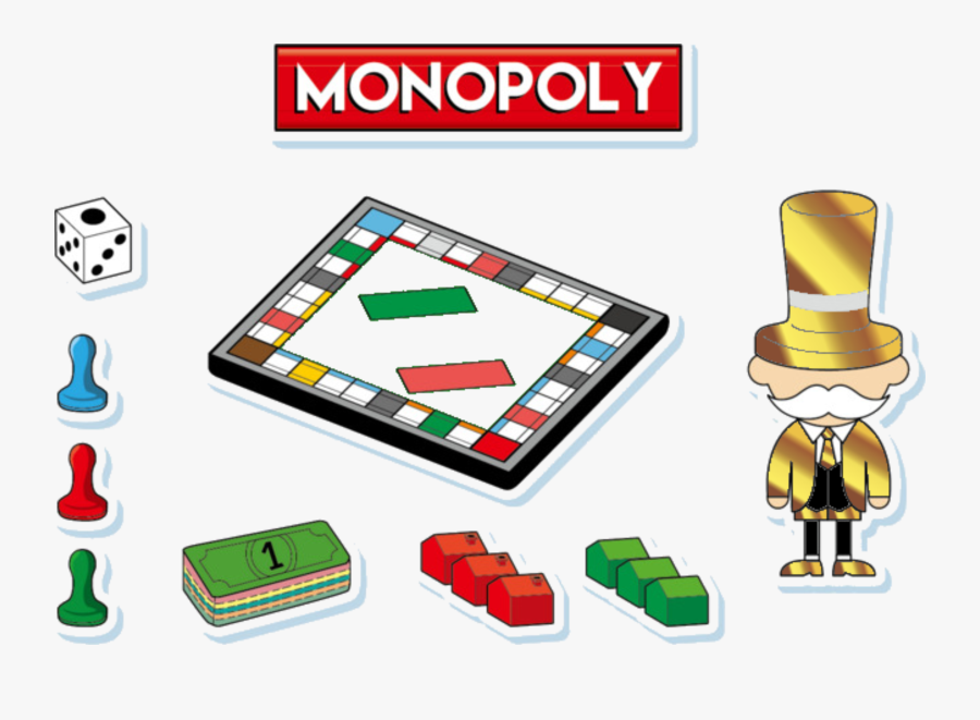Transparent Monopoly Board Clipart - Monopoly, Transparent Clipart