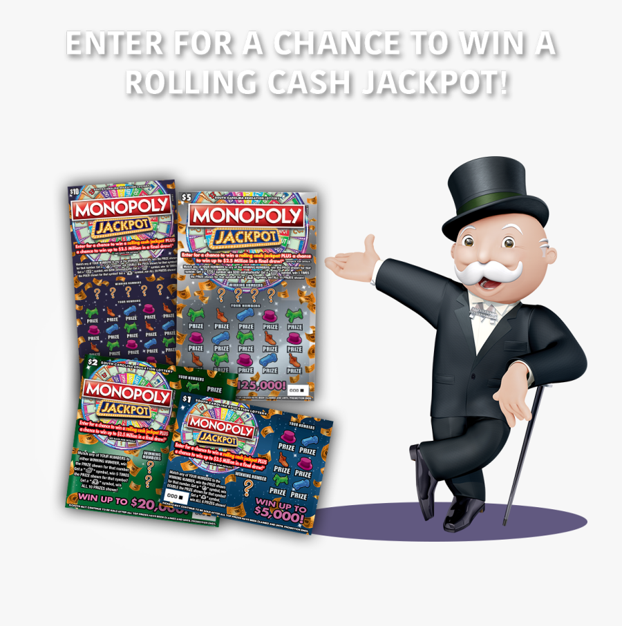 Shows Monopoly Jackpot Tickets Shows Monopoly Jackpot - Mr Monopoly, Transparent Clipart