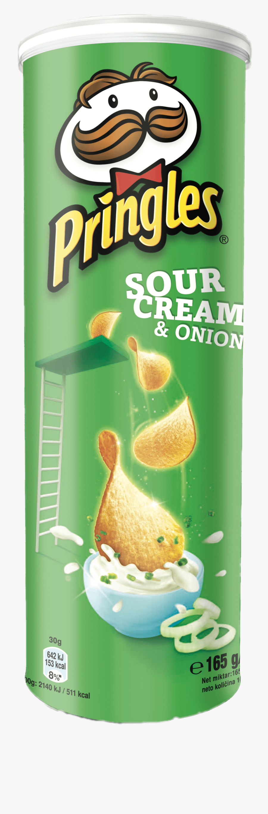 Pringles Sour Cream&onions - Pringles Sour Cream And Onion, Transparent Clipart