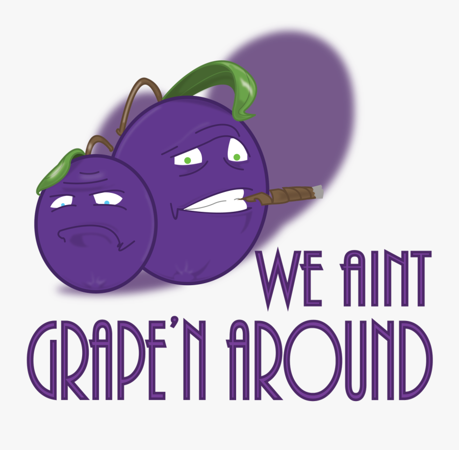 Wordpress Logo Clipart Grape - Png Grape Character, Transparent Clipart