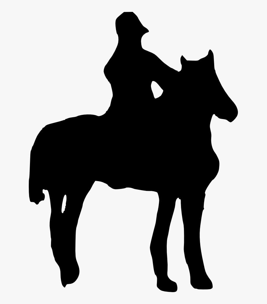 Horse Riding Clipart Western Pleasure - Man On Horse Clipart, Transparent Clipart