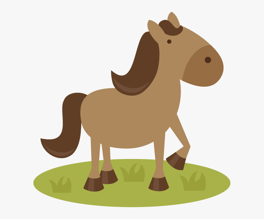 Cowboy Svg Horse Transparent Background - Miss Kate Cuttables Horse, Transparent Clipart