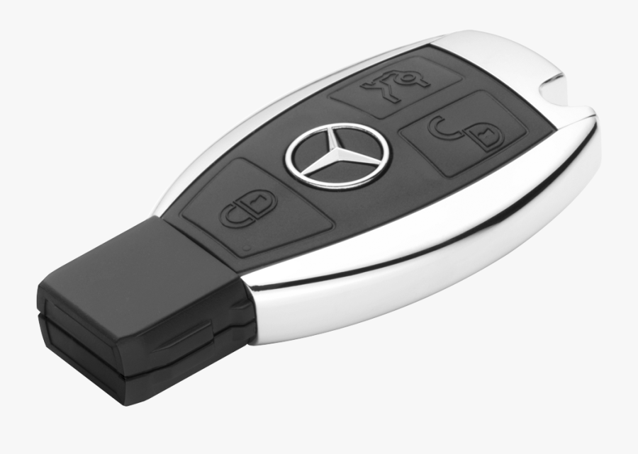 Mercedes-benz Car Usb Flash Drives Bmw - Mercedes Usb, Transparent Clipart