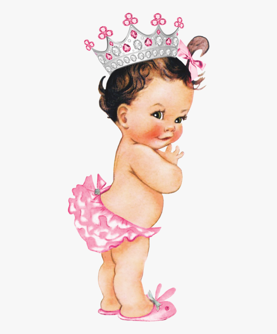 Baby Vintage Cliparts - Little Princess Is On Her Way, Transparent Clipart