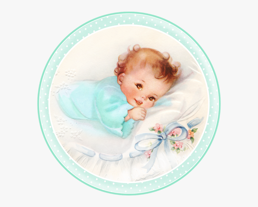 Vintage Baby Cards Free, Transparent Clipart