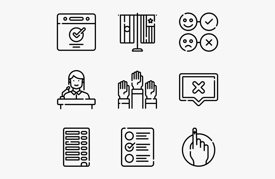 Voting - Prototype Icon, Transparent Clipart