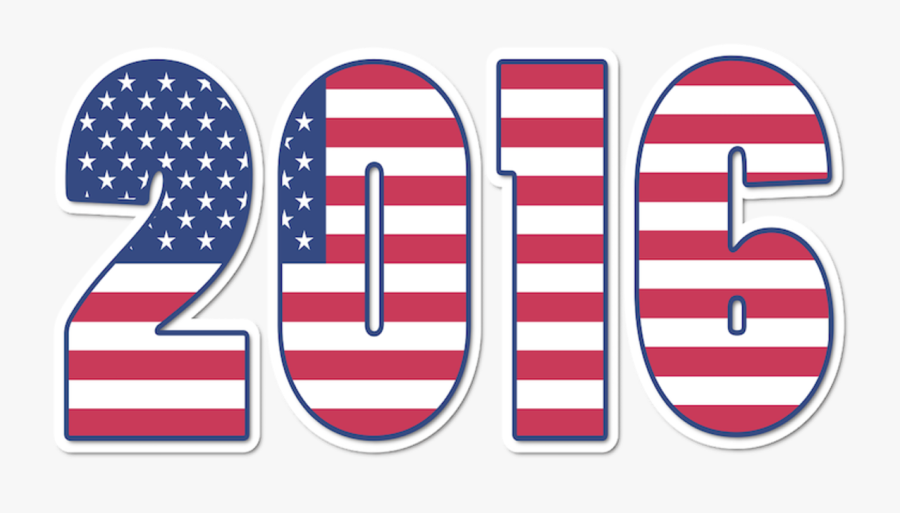 Vote - Usa Letters With Flag, Transparent Clipart