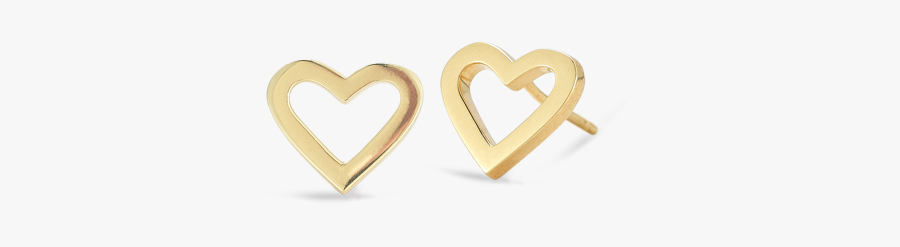 Roberto Coin Tiny Treasures 18k Yellow Gold Heart - Heart, Transparent Clipart