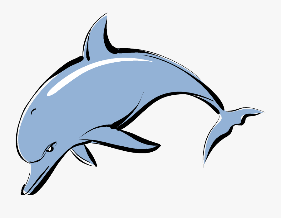 Clipart Dolphin Marine Biome - Lucile Souders Elementary School, Transparent Clipart
