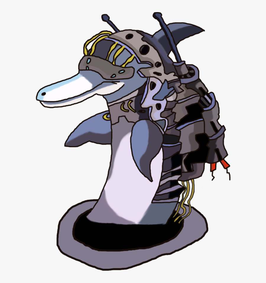 Dolphin - Cartoon, Transparent Clipart