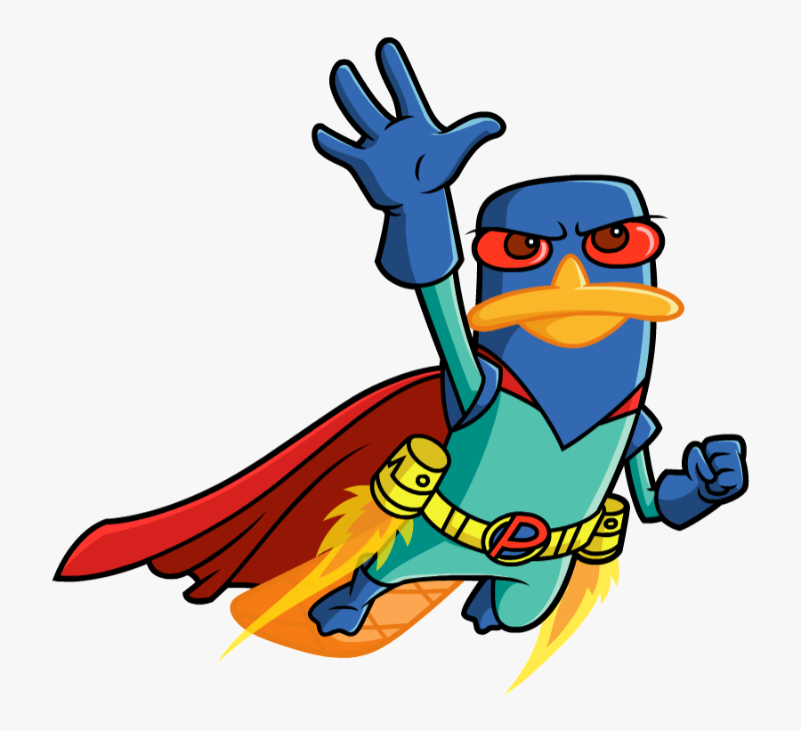 Transparent Newt Clipart - Phineas Y Ferb Mision Marvel Perry, Transparent Clipart