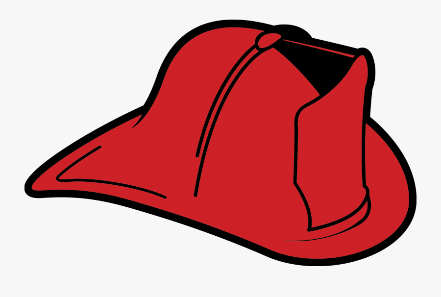 Fireman Hat Drawing Kids Coloring - Fire Fighter Hat Clip Art, Transparent Clipart