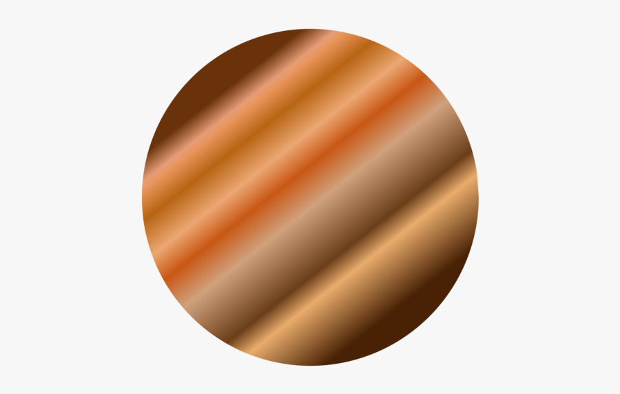 Orange,copper,metal - Clipart Jupiter, Transparent Clipart