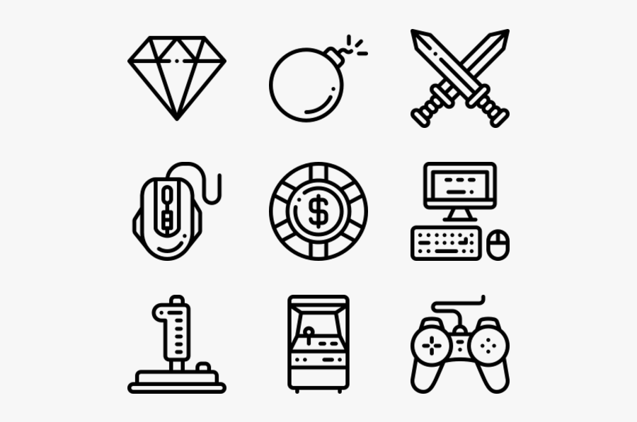 Gaming - Phone Email Icon Png, Transparent Clipart