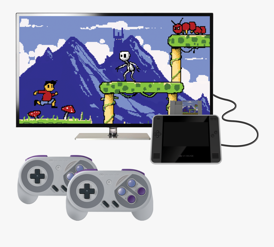 Dgun 2976 Retro Champ Pr3 - Portable Game Cartridge, Transparent Clipart