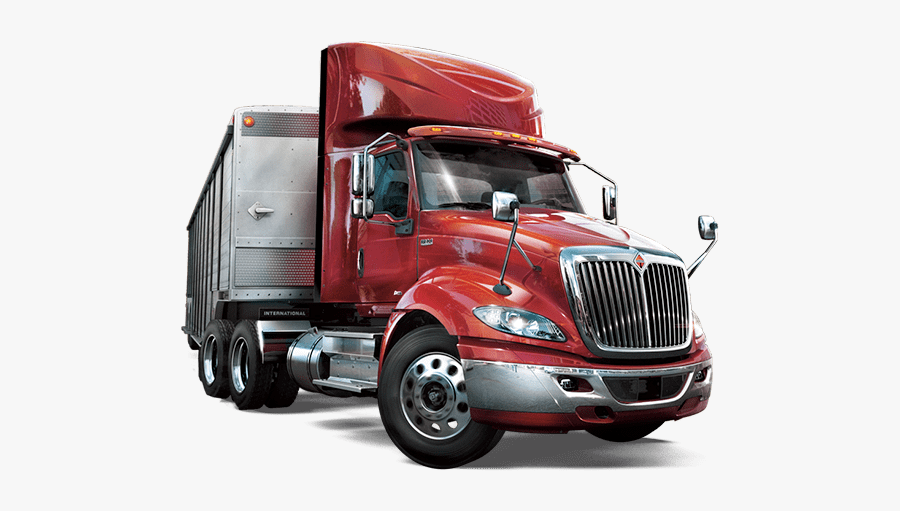 Transparent Engine Tractor Trailer - International Truck, Transparent Clipart