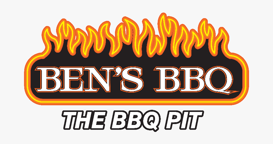 Logo Of Flames With The Words "ben"s Bbq The Bbq Pit" - Menowin Fröhlich 2010, Transparent Clipart