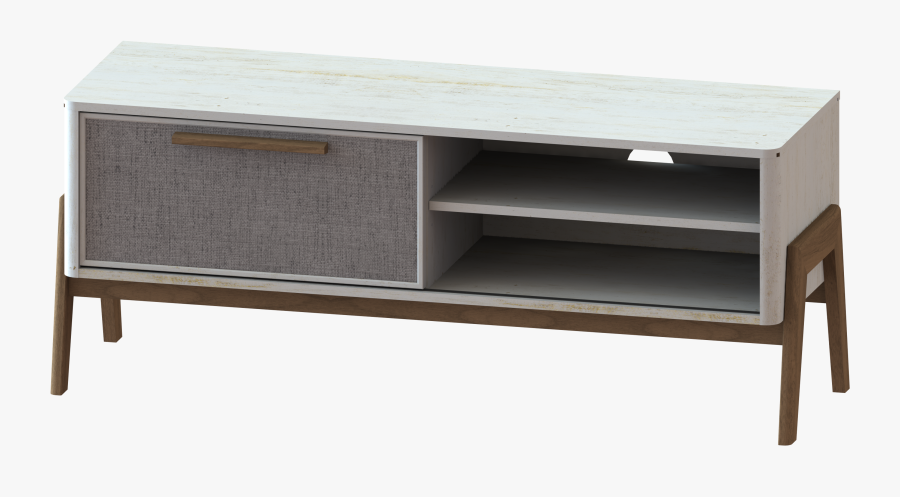 Velton Tv 120 1 Frame Sliding Door - Shelf, Transparent Clipart