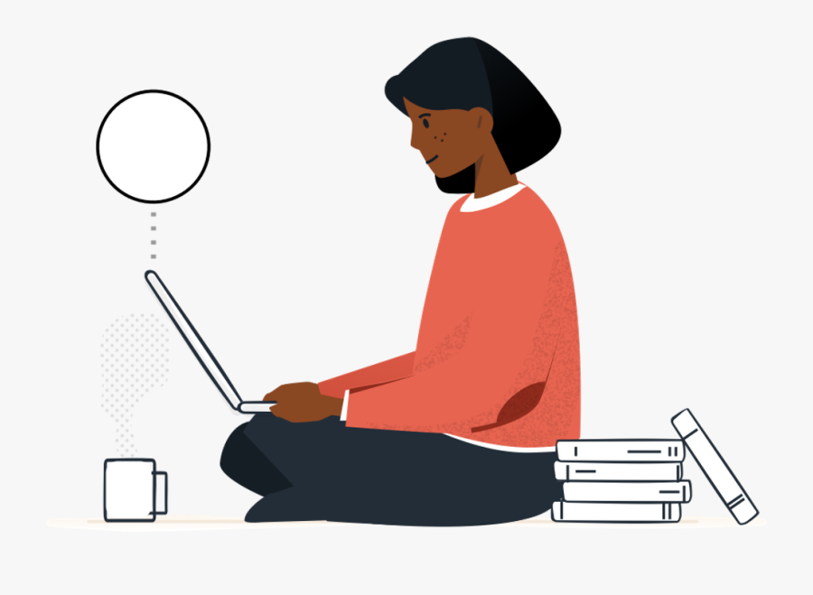 Simple, Yet Engaging For Employees - Sitting, Transparent Clipart