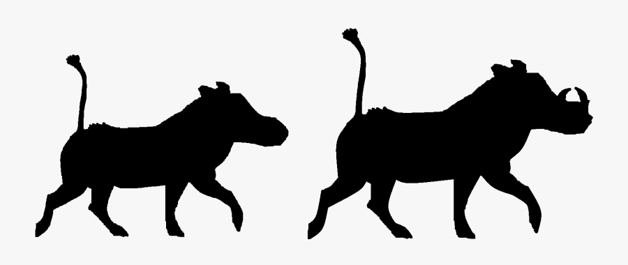 Head Clipart Warthog - Warthog Silhouette Clipart, Transparent Clipart
