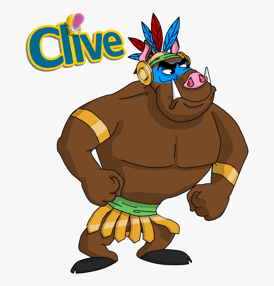Hog Clipart Evil - Clive, Transparent Clipart