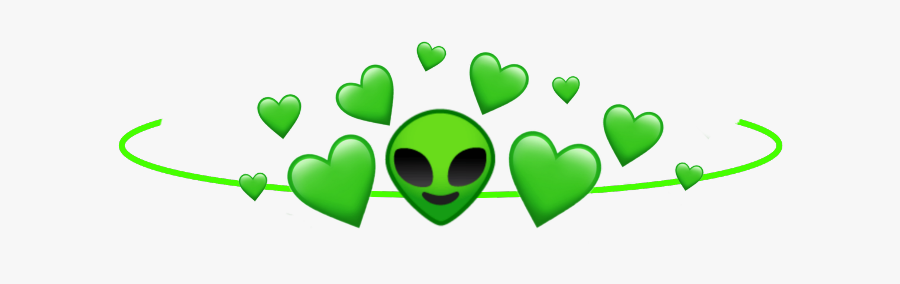 #filter #loop #ring #green #alien #aliens #heart #filters, Transparent Clipart