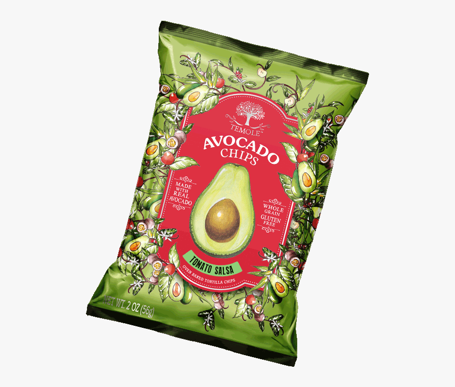 Avocado Chips Sea Salt, Transparent Clipart