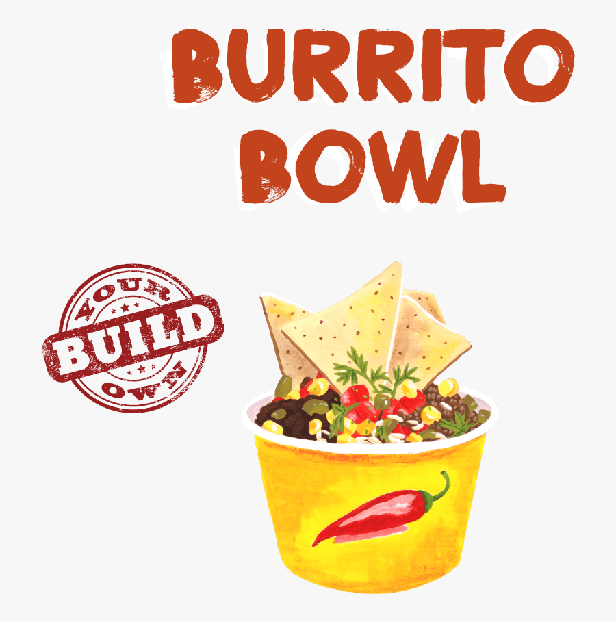 Burrito Loco Burrito Bowl, Transparent Clipart