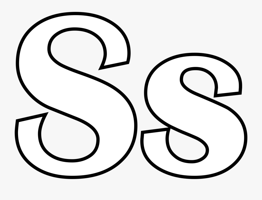 Letter S Coloring Pages Letter S C Photo Gallery For - Coloring S, Transparent Clipart