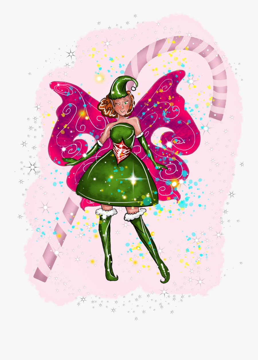Fairies Clipart Candy - Illustration, Transparent Clipart