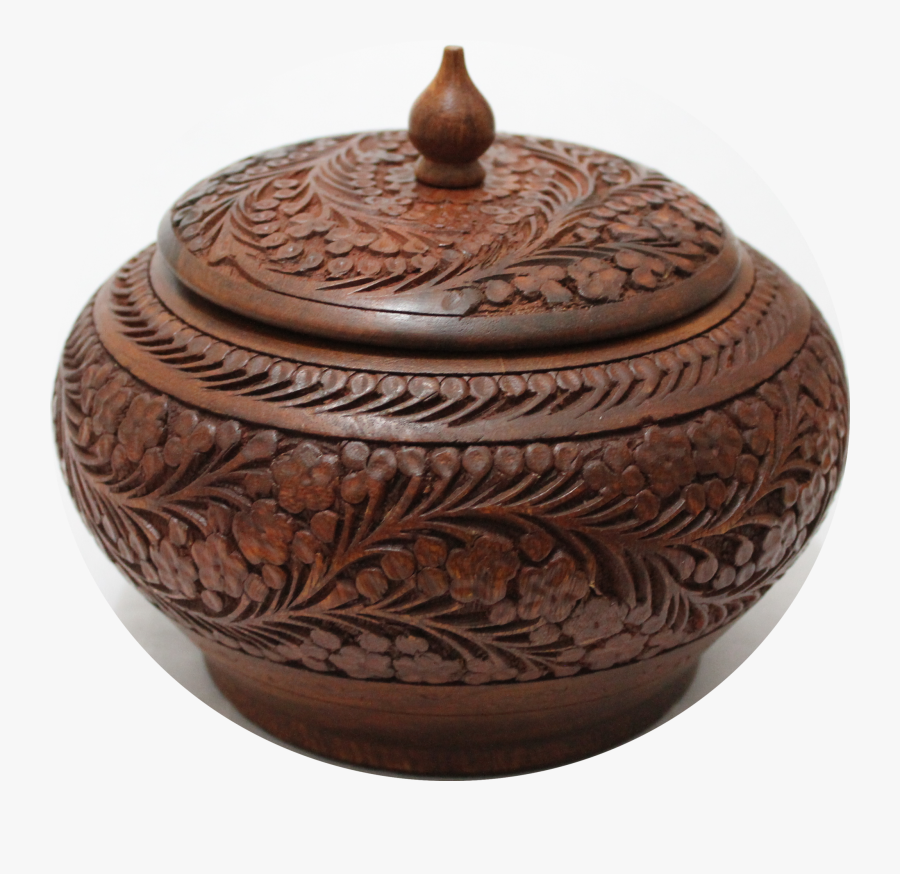 Wooden Candy Pot Pourri Jar - Carving, Transparent Clipart